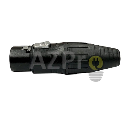 Conector Xlr 3 Pin Hembra Linea Negro Oro Nc3Fxx Seetronic Electrónica > Audio Equipos Para