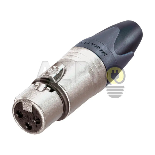 Conector Xlr 3 Pin Hembra Linea Nickel Plata Nc3Fxx Neutrik Electrónica > Audio Equipos Para