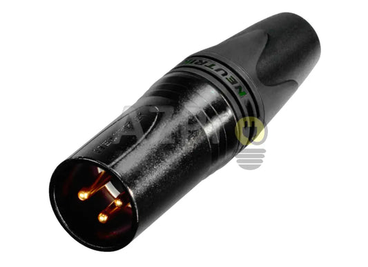 Conector Xlr 3 Pin Macho Linea Negro Oro Nc3Mxx Neutrik Electrónica > Audio Equipos Para Escenario
