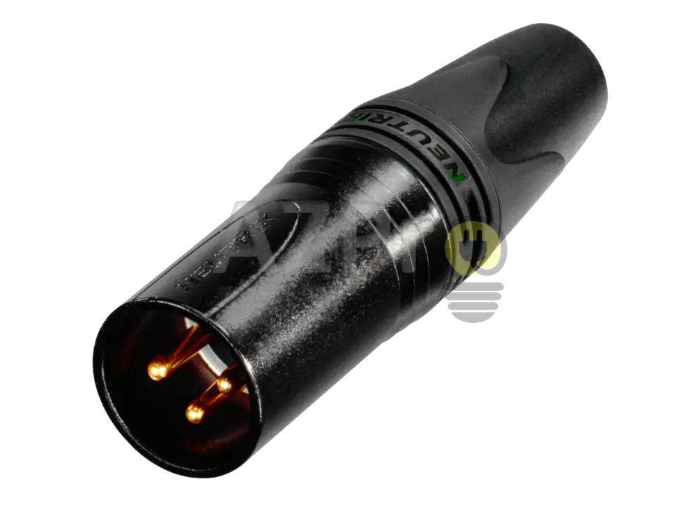 Conector Xlr 3 Pin Macho Linea Negro Oro Nc3Mxx Neutrik Electrónica > Audio Equipos Para Escenario