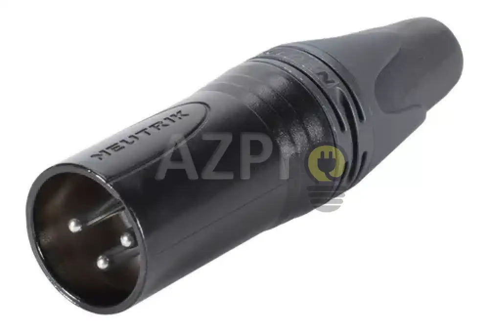 Conector Xlr 3 Pin Macho Linea Negro Plata Nc3Mxx Neutrik Electrónica > Audio Equipos Para Escenario