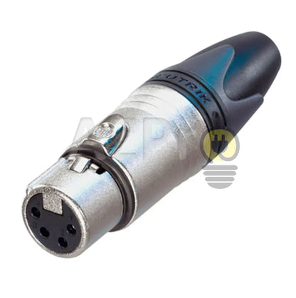 Conector Xlr 4 Pin Hembra Linea Nickel Plata NC4FXX Neutrik - Electrónica > Audio > Equipos para escenario