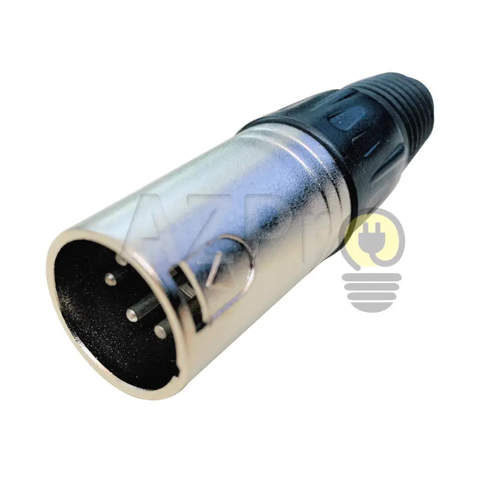 Conector Xlr 4 Pin Macho Linea Nickel Plata Nc4Mxx Gen Electrónica > Audio Equipos Para Escenario