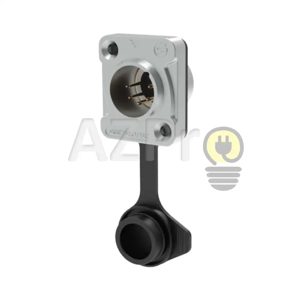 Conector Xlr 5 Pin Macho Chasis IP65 Intemperie NC5MDX-TOP J5F2C-W Seetronic Electrónica > Audio > Equipos para