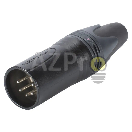 Conector Xlr 5 Pin Macho Linea Negro Oro Nc5Mxx Neutrik Electrónica > Audio Equipos Para Escenario