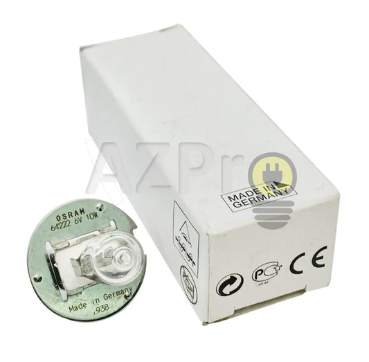 Foco 64222 Lampara Halogena 10W 6V Pg22 Zeiss Osram Casa Y Jardín > Iluminación Focos Reflectores