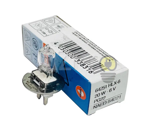 Foco 64251 Lampara Halogena 20W 6V Base Pg22 81184 Osram Casa Y Jardín > Iluminación Focos