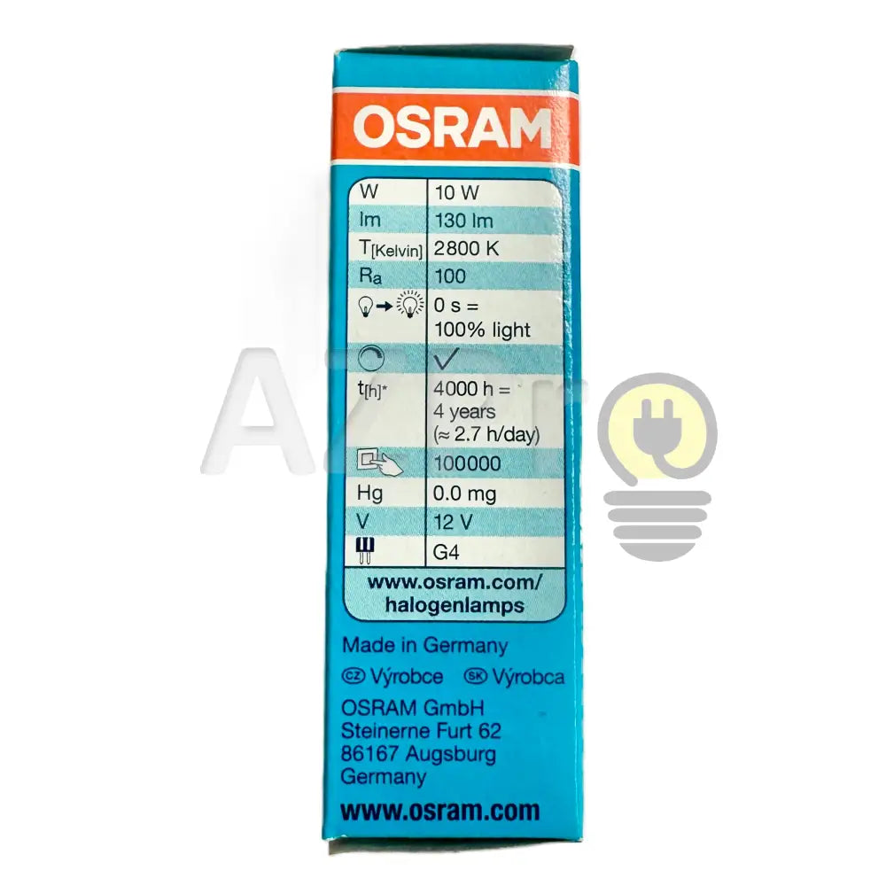 Foco 64415 Lampara Halogena Halostar 10W 12V G4 85605 Osram Casa Y Jardín > Iluminación Focos