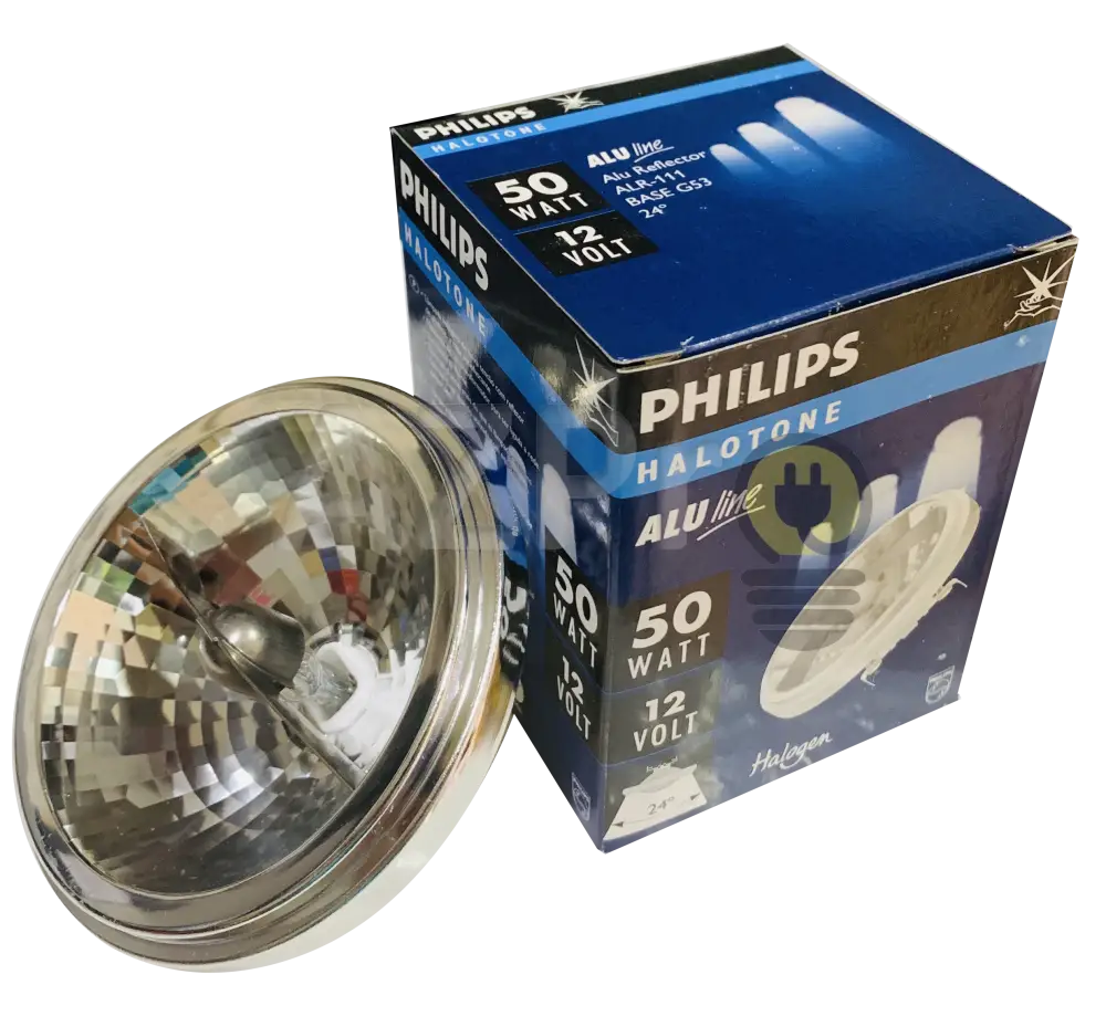 Foco Ar111 Lampara Halogena 50W 12V G53 Aluline Philips Casa Y Jardín > Iluminación Focos