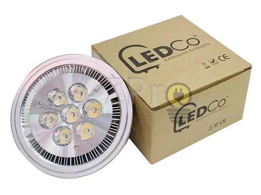 Foco Ar111 Lampara Led 7W 12V G53 15-45Grados Ledco Casa Y Jardín > Iluminación Bombillas Con Diodos