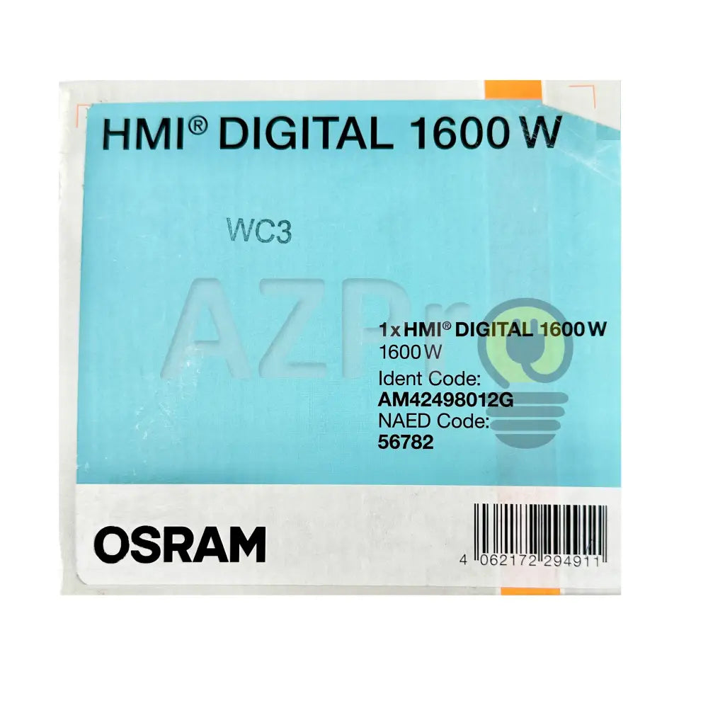 Foco Hmi Digital 1600 Lampara Descarga Msr 1600w G22 56782 Osram - Casa y jardín > Iluminación > Focos y reflectores