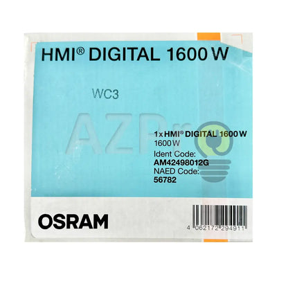 Foco Hmi Digital 1600 Lampara Descarga Msr 1600w G22 56782 Osram - Casa y jardín > Iluminación > Focos y reflectores