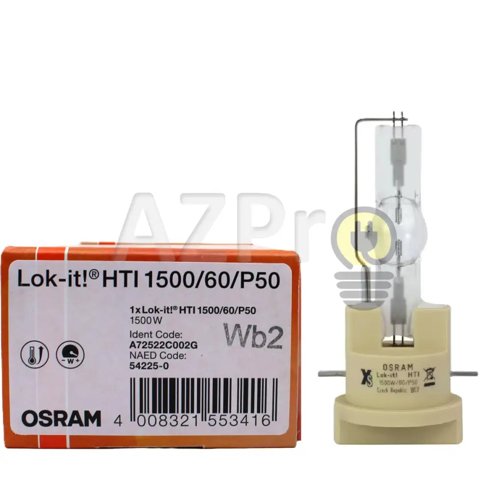 Foco Hti Lok It 1500 Lampara Descarga 1500w 60 P50 54225 Osram - Casa y jardín > Iluminación > Focos y reflectores
