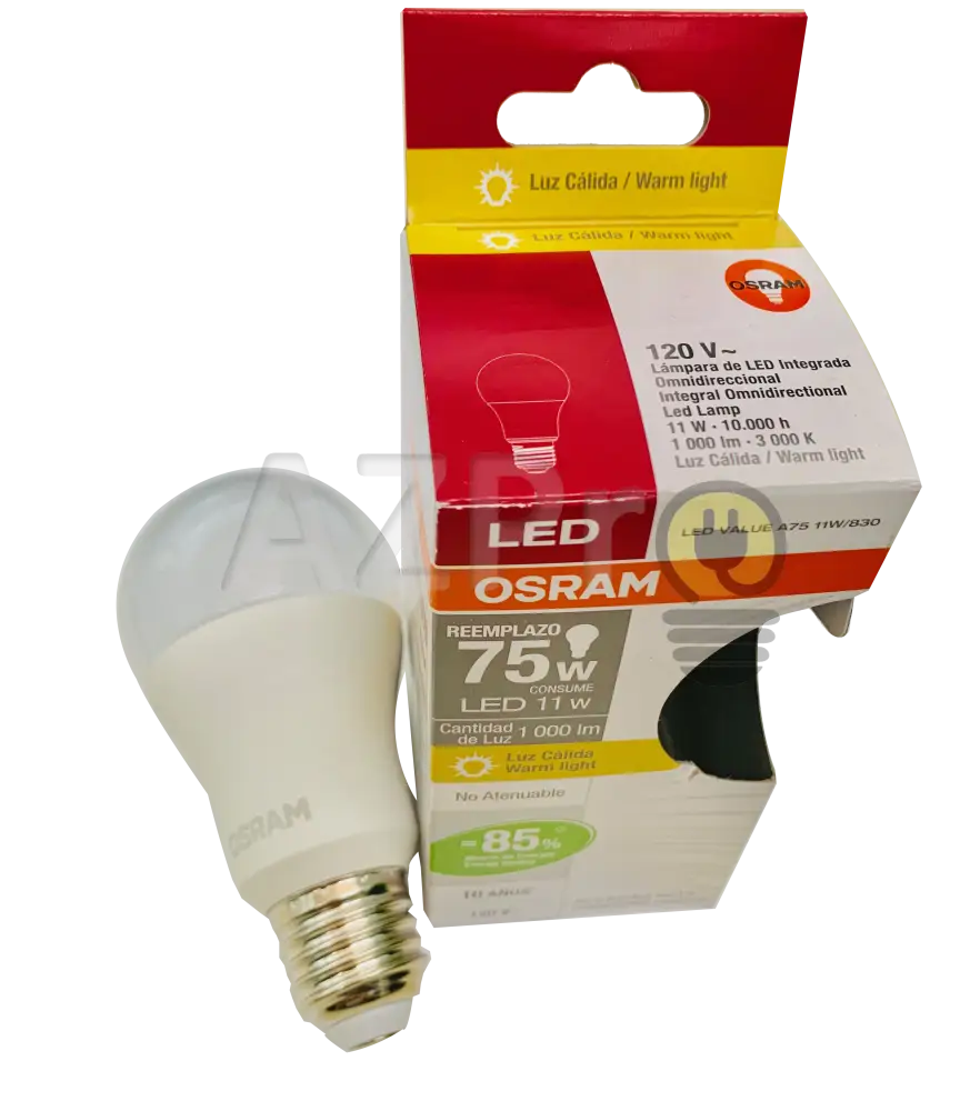 Foco Led Bulb 11W 120V Base E27 Blanco Calido 85935 Osram Casa Y Jardín > Iluminación Bombillas Con