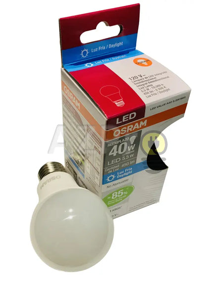 Foco Led Bulb 5.5W 120V Base E27 Blanco Calido 85931 Osram Casa Y Jardín > Iluminación Bombillas Con
