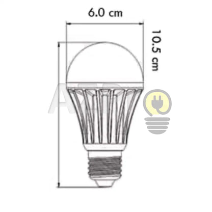 Foco Led Bulb 9W 120V Base E27 A19-9.5W 6000K Ledco Casa Y Jardín > Iluminación Bombillas Con Diodos