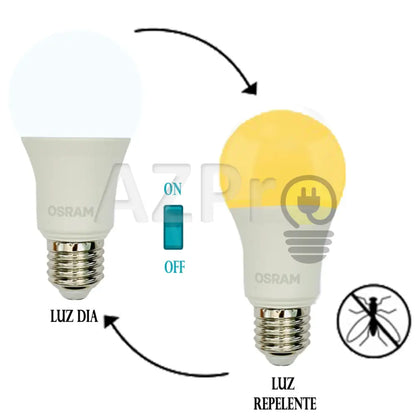 Foco Led Bulb Dual 8W 120V Repelente Mosquito Y Frio Osram Casa Jardín > Iluminación Bombillas Con