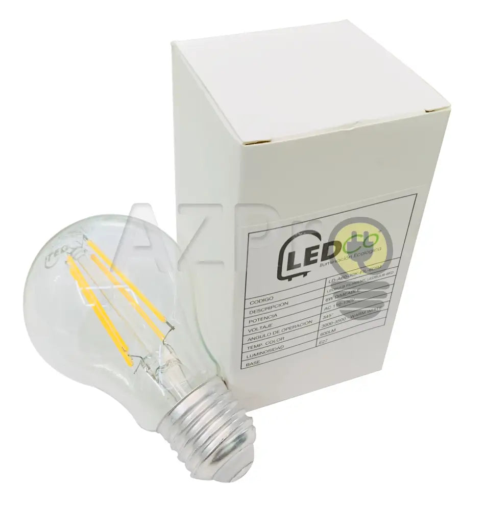 Foco Led Bulb Filamento 6W 120V E27 Dim Vintage Ld-A60 Ledco Casa Y Jardín > Iluminación Bombillas