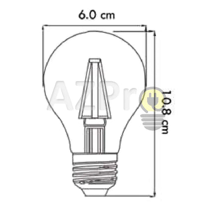 Foco Led Bulb Filamento 6W 120V E27 Dim Vintage Ld-A60 Ledco Casa Y Jardín > Iluminación Bombillas