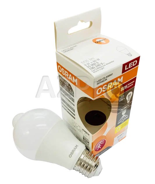 Foco Led Bulb Sensor Movimiento Detector 9W 100-240V Osram Casa Y Jardín > Iluminación Bombillas Con