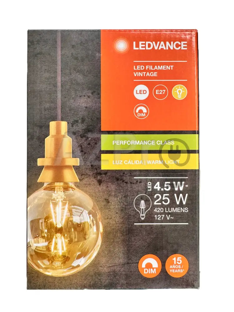 Foco Led Globo Filamento 4.5W 120V Dimeable Vintage Osram Casa Y Jardín > Iluminación Bombillas