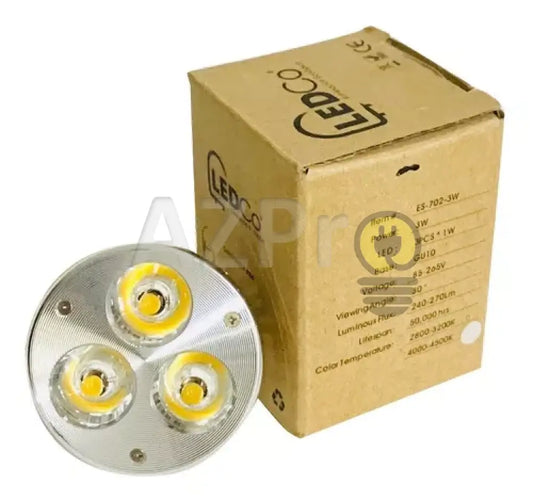 Foco Led Mr16 3W 120V Atenuable Gu10 30 Grados ¸ Ld-S311 Ledco Casa Y Jardín > Iluminación Bombillas