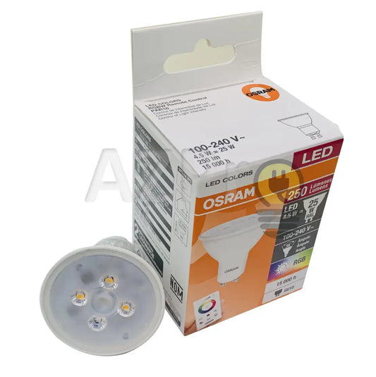 Foco Led Mr16 4.5W 120V Gu10 Rgb Y Control Osram Casa Jardín > Iluminación Bombillas Con Diodos Led