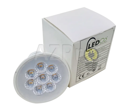 Foco Led Mr16 7W 120V Gu10 Blanco Calido 38 Grados Ld-Gu10 Ledco Casa Y Jardín > Iluminación