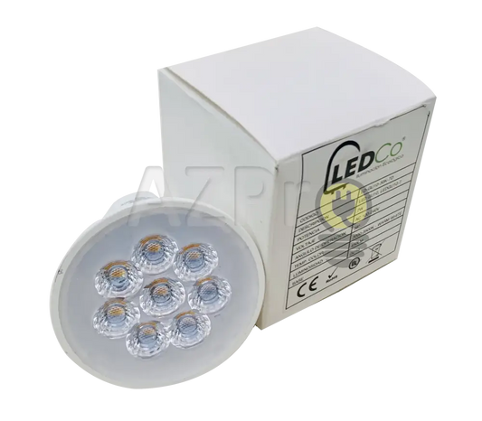 Foco Led Mr16 7W 120V Gu10 Blanco Calido 38 Grados Ld-Gu10 Ledco Casa Y Jardín > Iluminación