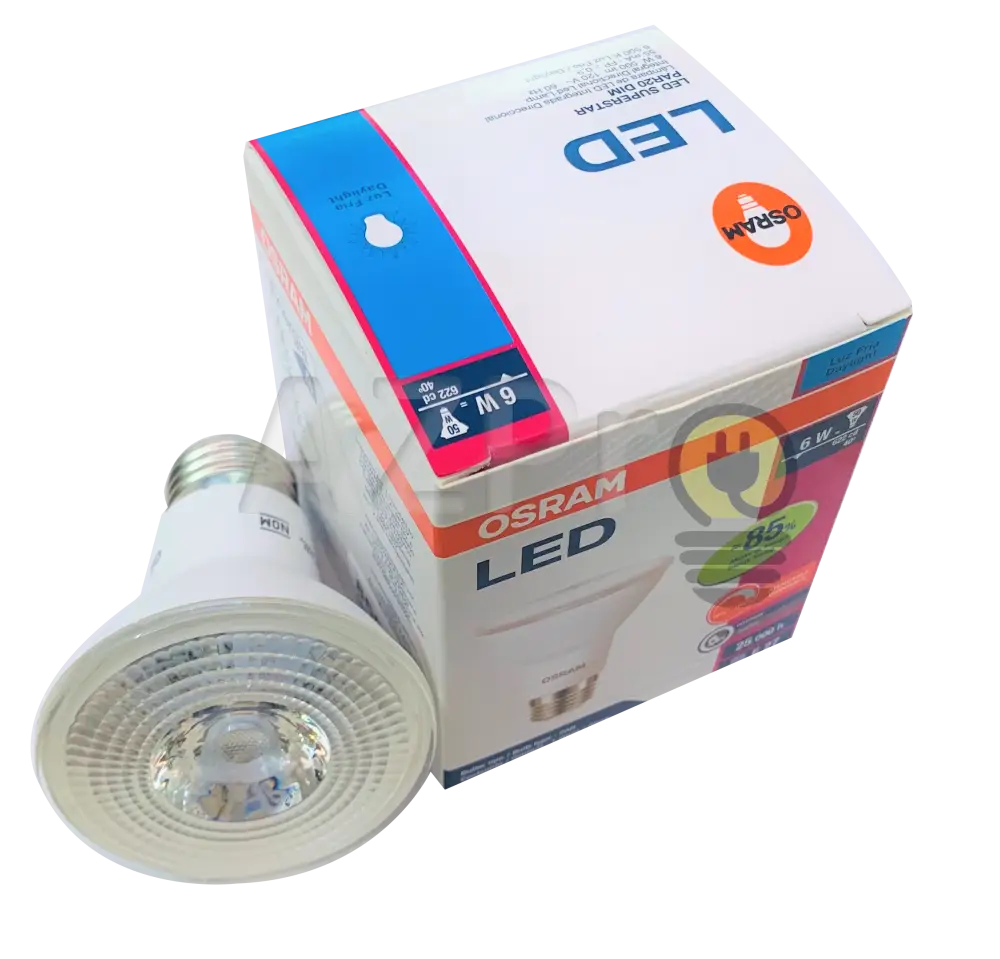 Foco Led Par 20 6W 120V E27 40Grados Atenuable Dimeable Osram Casa Y Jardín > Iluminación Bombillas