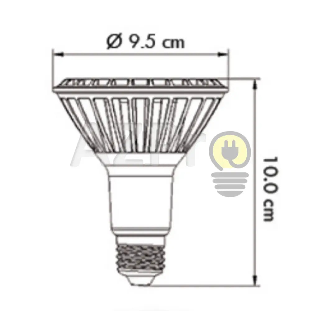 Foco Led Par 30 11W 120V E27 Dimeable Atenuable 40Grados 3500K Ledco Casa Y Jardín > Iluminación