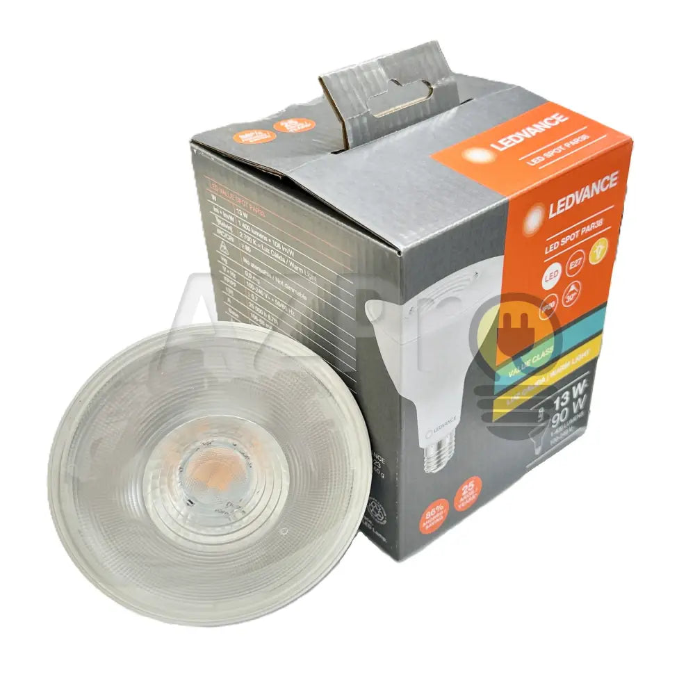 Foco Led Par 38 13W 100 - 240V E27 30º Blanco Calido 2 700K Ledvance Osram Casa Y Jardín >