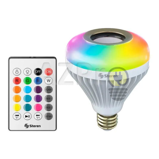 Foco Led Rgb 6.5W Bocina Bluetooth Control Remoto Lam-Boc Steren Casa Y Jardín > Iluminación