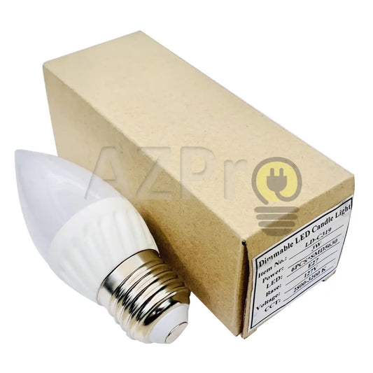 Foco Led Vela 3W 120V Dimeable E27 Candle Ledco Casa Y Jardín > Iluminación Bombillas Con Diodos Led