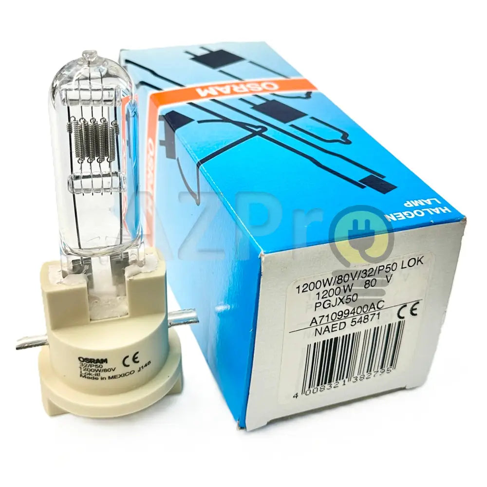 Foco Lok it Lampara Halogena 1200w 80v PGJX50 Hi Brite 54871 Osram - Casa y jardín > Iluminación > Focos y reflectores