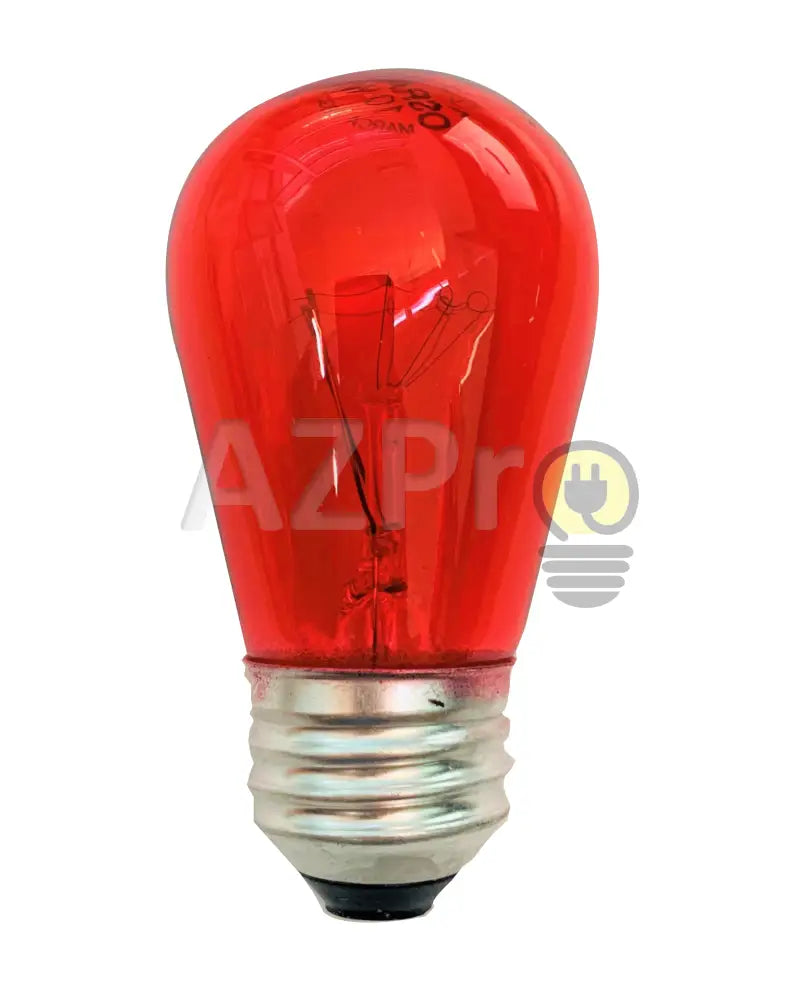 Foco S14 Lampara Incandescente 10W 125V E27 Roja 81602 Osram Casa Y Jardín > Iluminación Focos