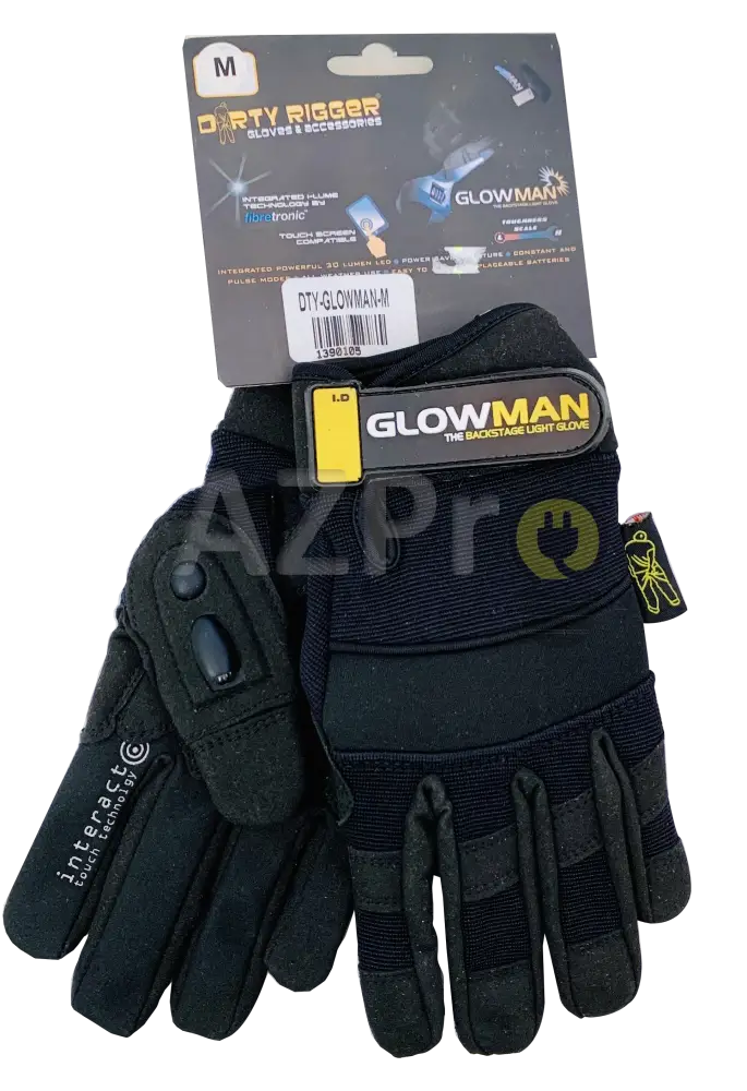 Guantes Uso Rudo Glowman Con Luz Led M Dirty Rigger Electrónica > Audio Equipos Para Escenario