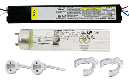 Kit Tubo Germicida 30W + Balastra Bases Listo Para Operar Osram Economía E Industria > Productos