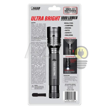 Lampara Tactica Led Linterna con 2 Intensidades y 2 Angulos FL1000 Feit - Casa y jardín > Iluminación > Bombillas >