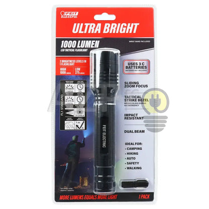 Lampara Tactica Led Linterna con 2 Intensidades y 2 Angulos FL1000 Feit - Casa y jardín > Iluminación > Bombillas >