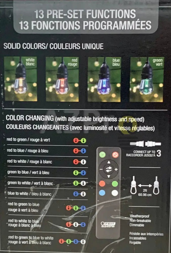 Luces Serie Led Exterior Guirnalda String Lights Vintage Rgb Feit Casa Y Jardín > Iluminación
