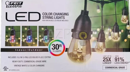 Luces Serie Led Exterior Guirnalda String Lights Vintage Rgb Feit Casa Y Jardín > Iluminación