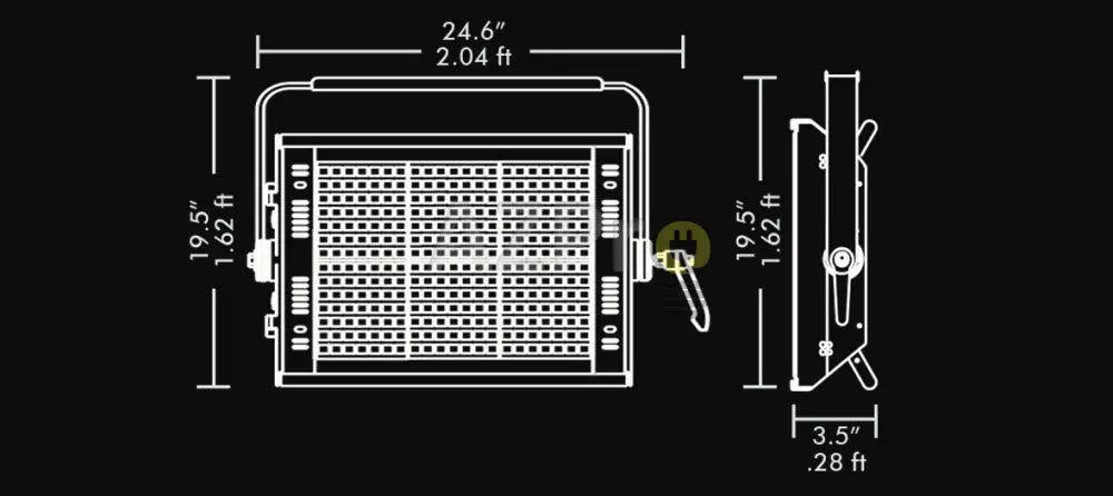 Luminaria Led Panel Studioled 650Hp Bicolor Fluotec Casa Y Jardín > Iluminación Bombillas Con