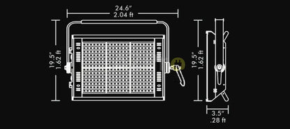 Luminaria Led Panel Studioled 650Hp Bicolor Fluotec Casa Y Jardín > Iluminación Bombillas Con