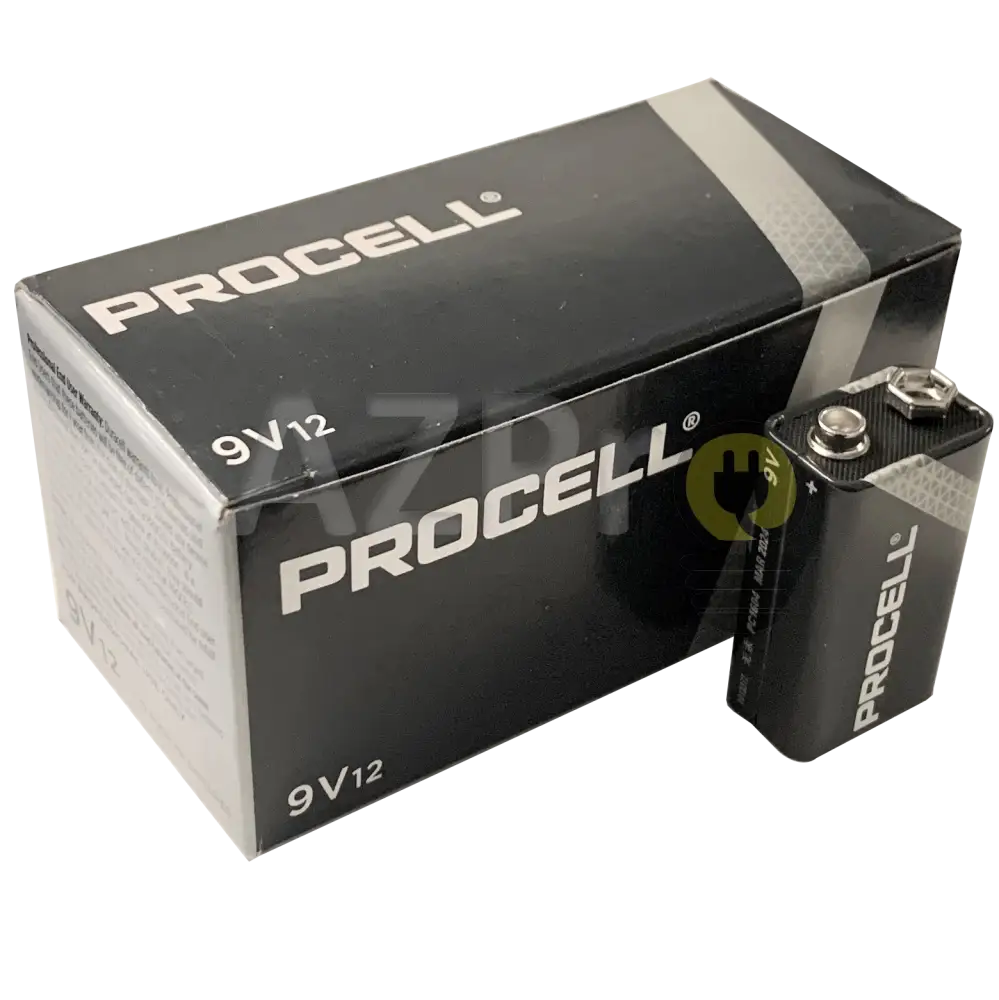 Pila Bateria 9V Alcalina Cuadrada Pc1604 Procell Duracell Electrónica > Audio Equipos Para Escenario