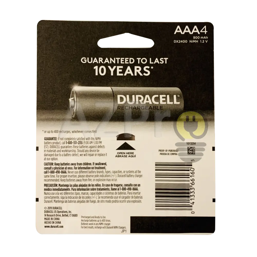 Pila Bateria Aaa Ni-Mh Recargable Blister 4 Piezas Duracell Electrónica > Audio Equipos Para