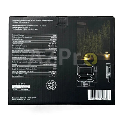 Reflector Led 30w Uso Exterior Led Flood Ip65 80637 Luz Calida Osram Ledvance Casa y jardín > Iluminación > Bombillas >