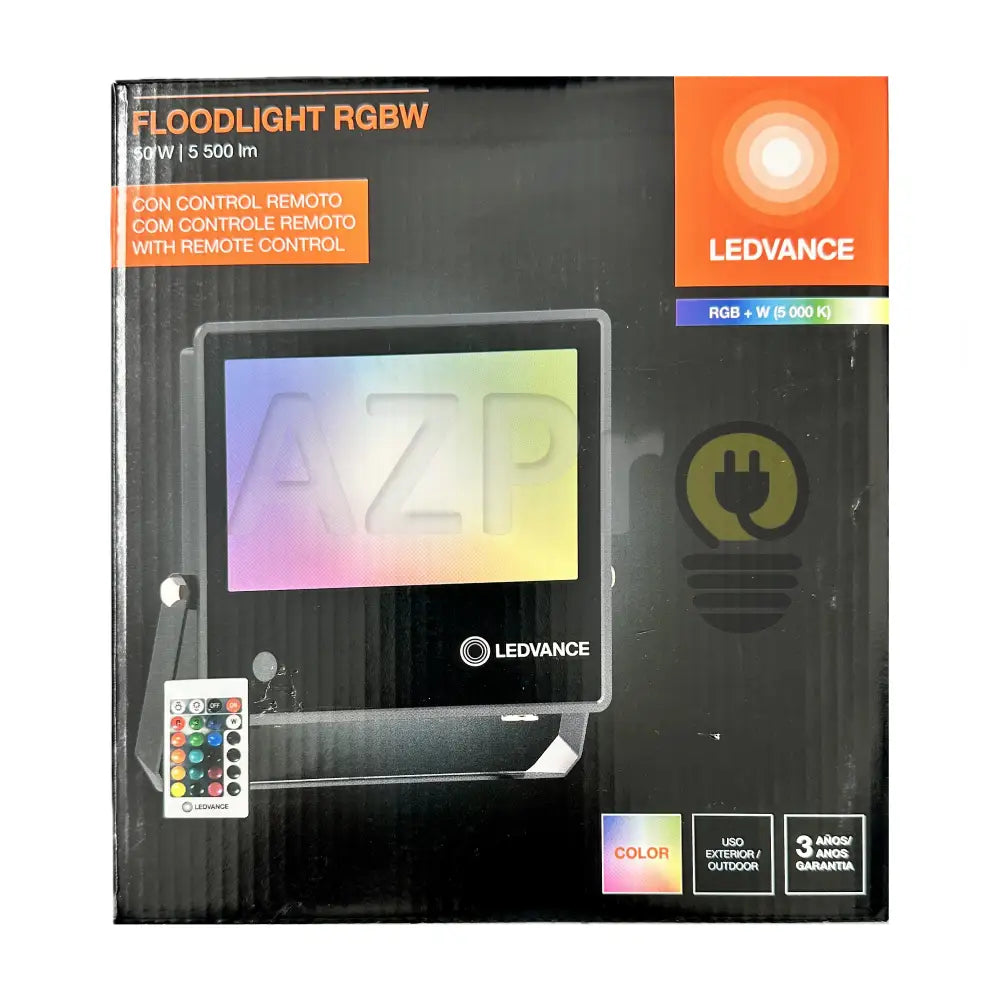 Reflector Led 50w RGBW Exterior Flood Ip65 110-277V 91373 Ledvance - Casa y jardín > Iluminación > Bombillas >