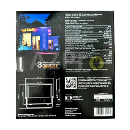 Reflector Led 50w RGBW Exterior Flood Ip65 110-277V 91373 Ledvance - Casa y jardín > Iluminación > Bombillas >