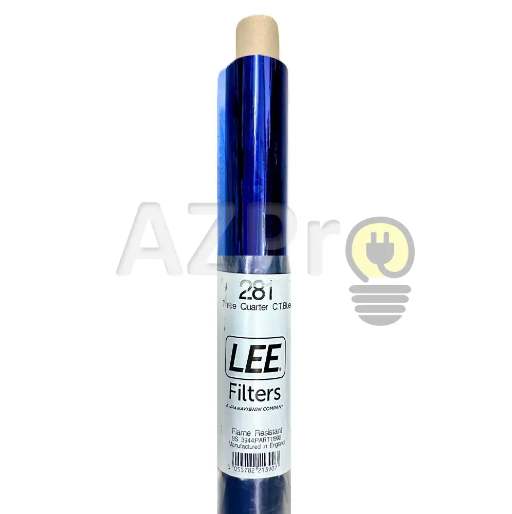 Rollo de Filtro 7.60 x 1.22Mt 3/4 Three Quarter CT Blue CTB LR281 Lee Filters Electrónica > Audio > Equipos para